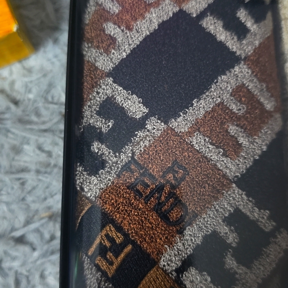 Fendi Hand Towels - Brown and Cream - Picture 4 of 5